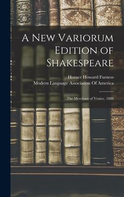 Vorderes Coverbild A New Variorum Edition of Shakespeare