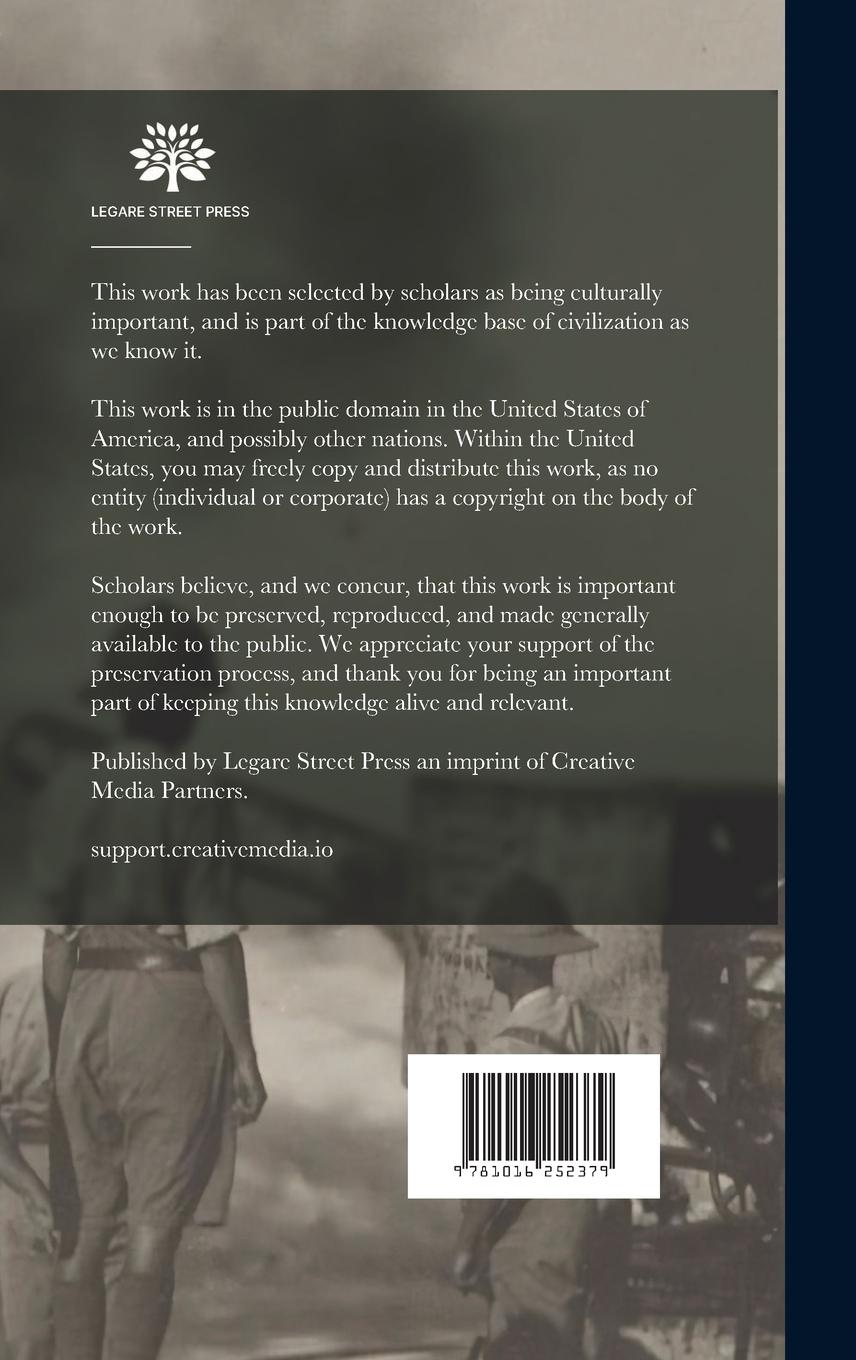 Rückseitencover A Service of Love in war Time: American Friends Relief Work in Europe, 1917-1919