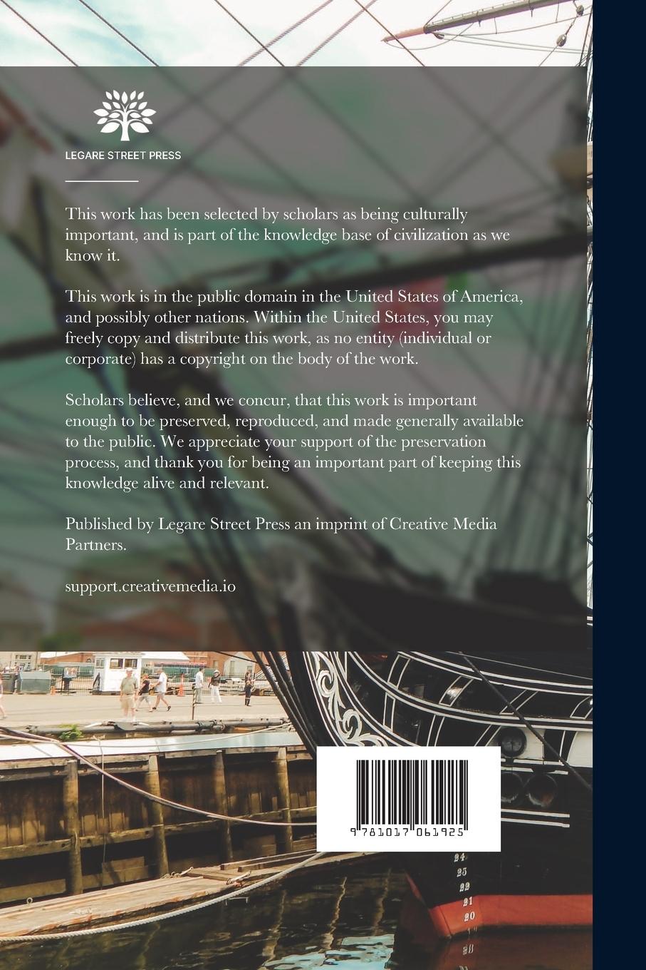 Rückseitencover A Ramble of Six Thousand Miles Through the United States of America