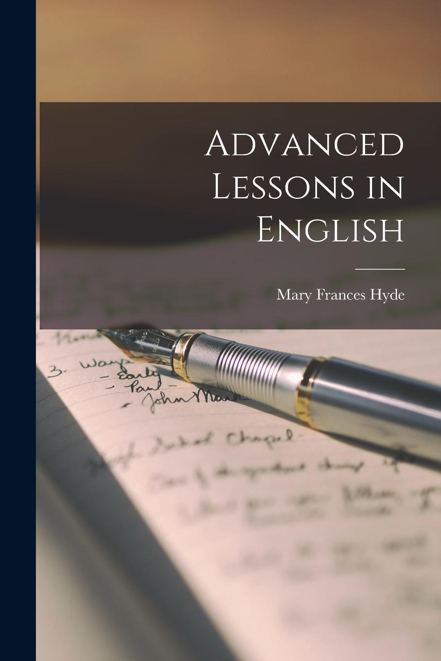 Vorderes Coverbild Advanced Lessons in English