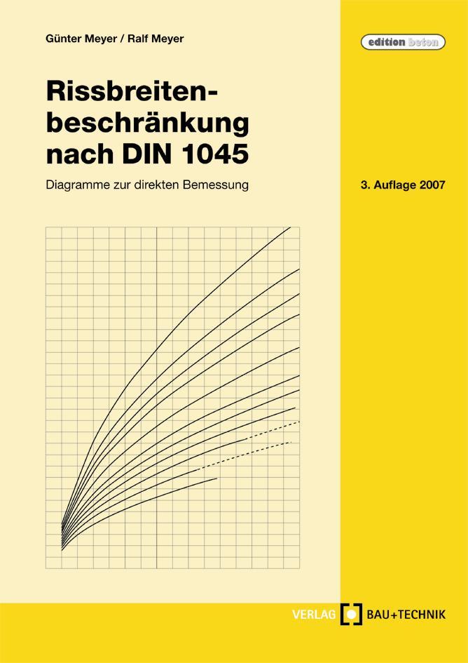 Vorderes Coverbild Rissbreitenbeschränkung nach DIN 1045