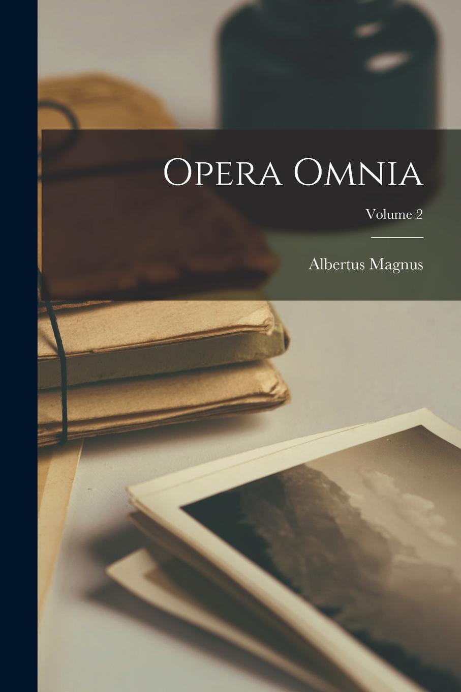 Vorderes Coverbild Opera Omnia; Volume 2