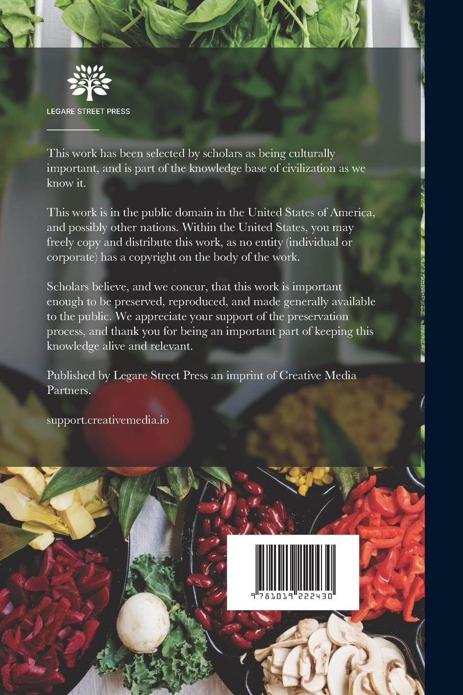 Rückseitencover Principles and Practice of Hydrotherapy for Students and Practitioners of Medicine, Embodying a Consideration of the Scientific Basis, Technique and T