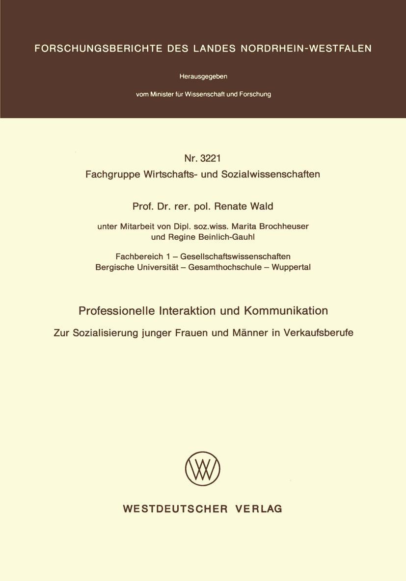 Vorderes Coverbild Professionelle Interaktion und Kommunikation