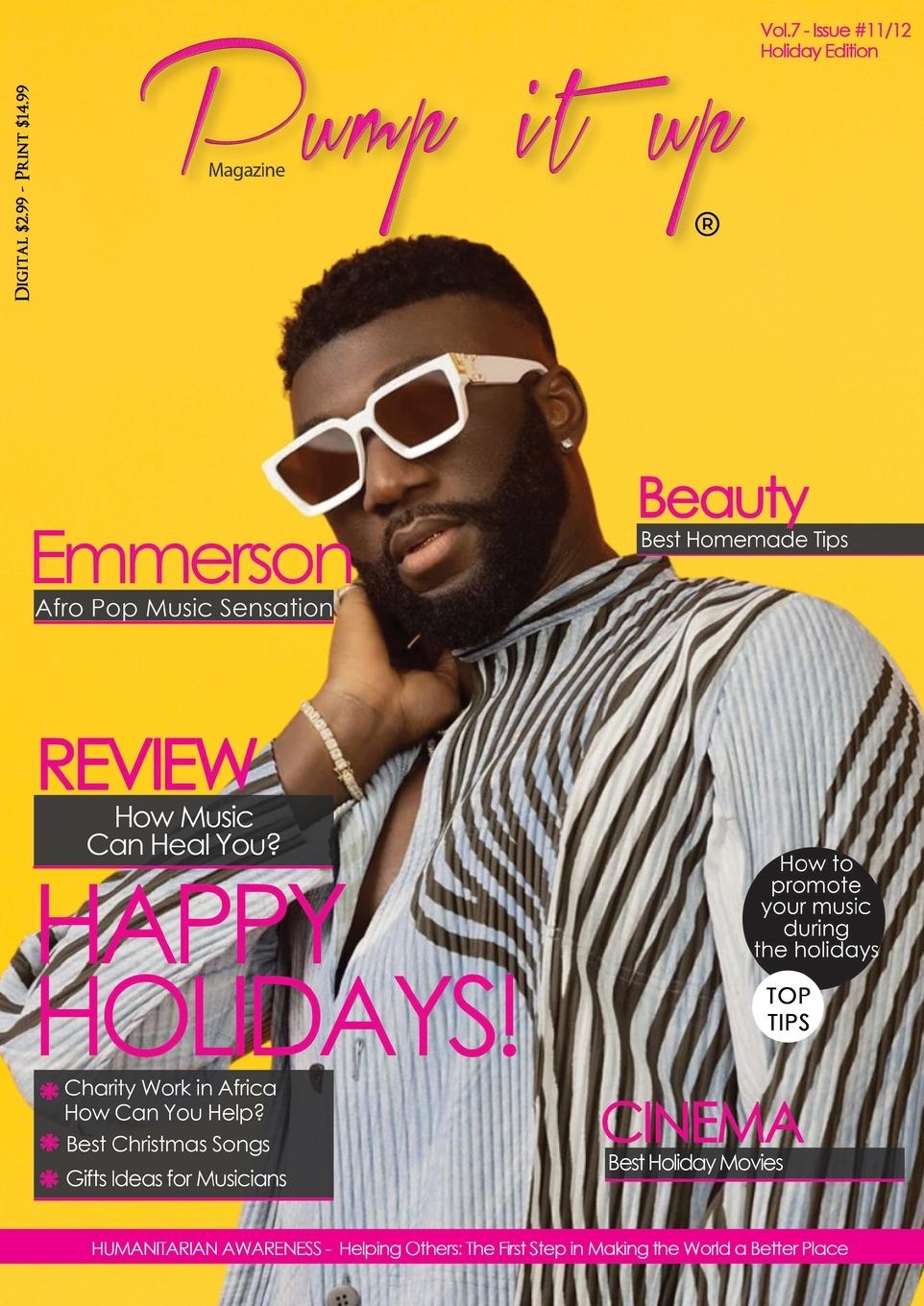 Vorderes Coverbild Pump it up Magazine - Emmerson Afro-Pop Multiple Award Winning Singer From Sierra Leone