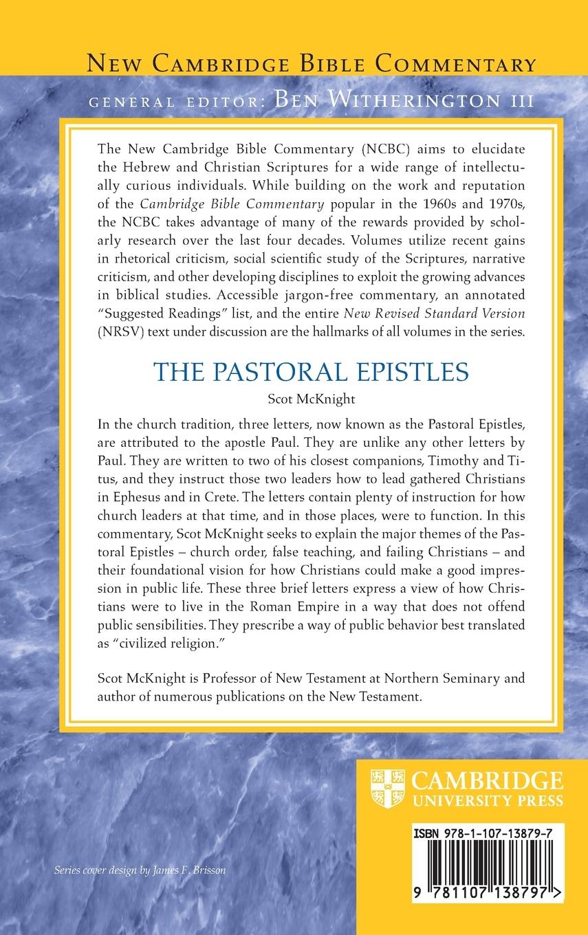 Rückseitencover The Pastoral Epistles