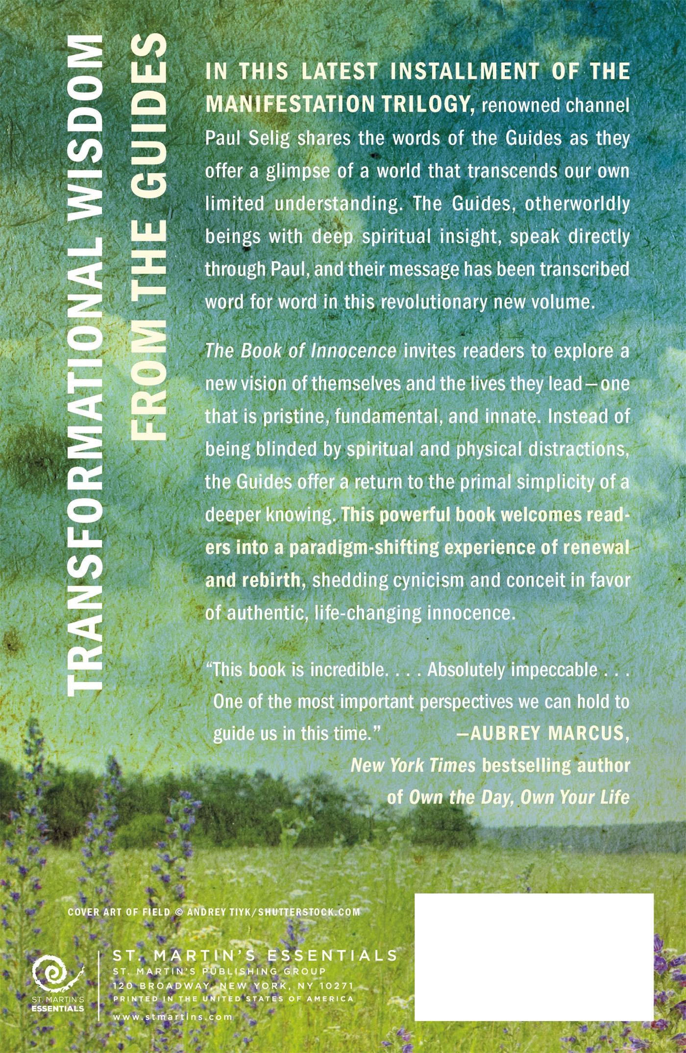 Rückseitencover Book of Innocence