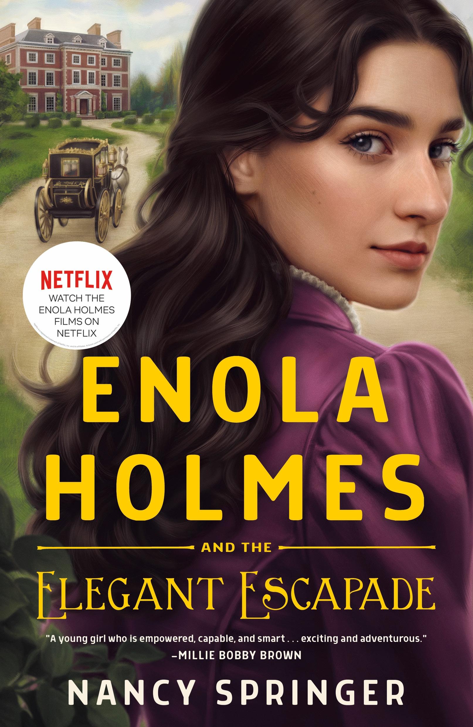Vorderes Coverbild Enola Holmes and the Elegant Escapade
