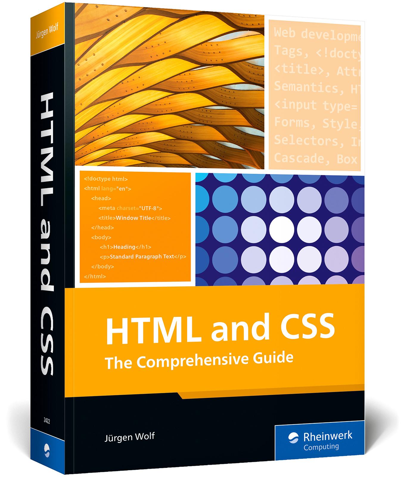 Vorderes Coverbild HTML and CSS