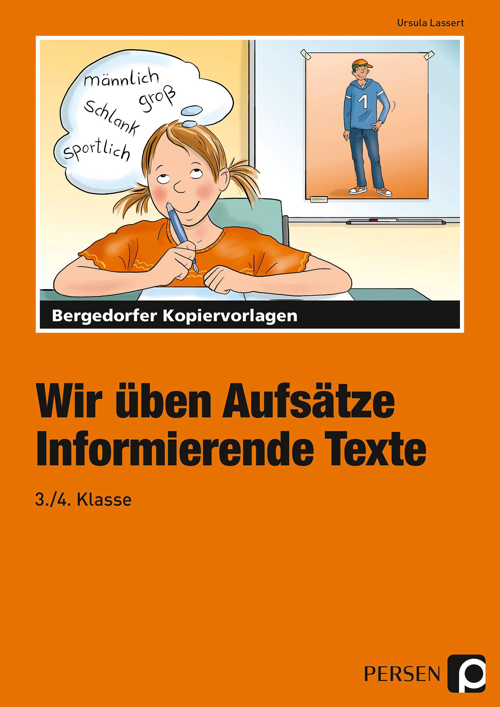 Vorderes Coverbild Wir üben Aufsätze. 3./4. Schuljahr. Informierende Texte
