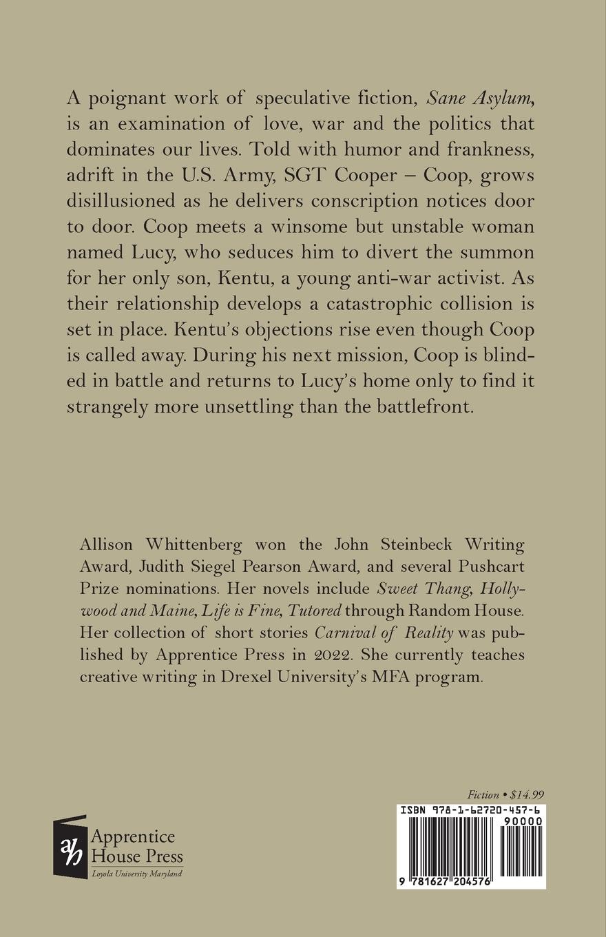 Rückseitencover Sane Asylum