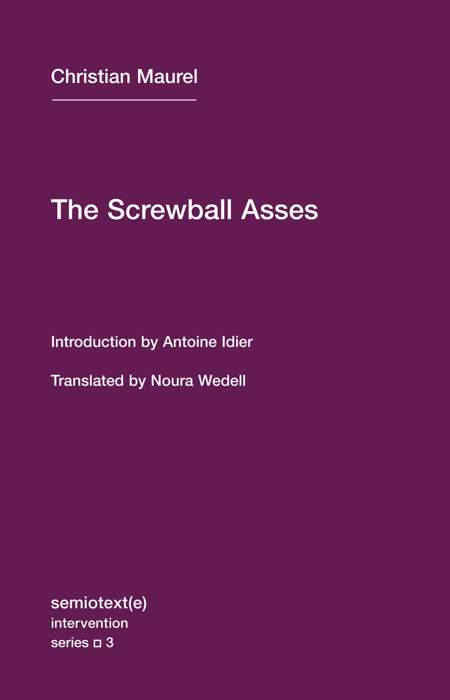 Vorderes Coverbild The Screwball Asses and Other Texts