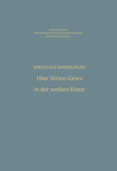 Vorderes Coverbild Über Hirten-Genre in der antiken Kunst