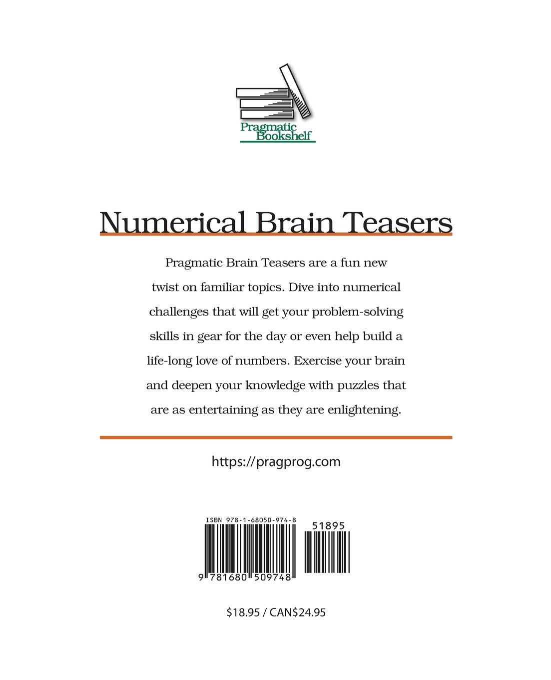 Rückseitencover Numerical Brain Teasers
