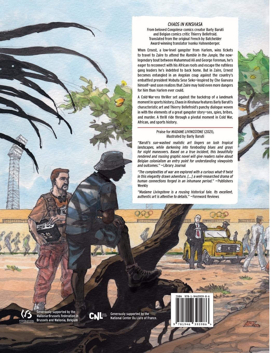 Rückseitencover Chaos in Kinshasa