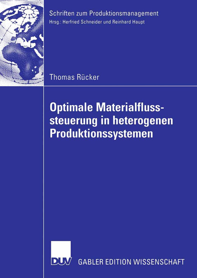 Vorderes Coverbild Optimale Materialflusssteuerung in heterogenen Produktionssystemen