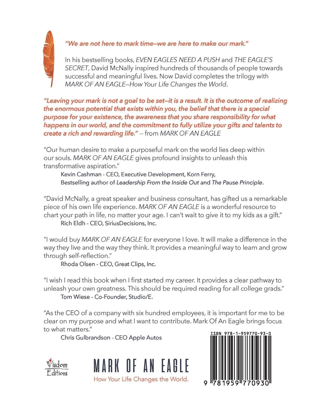 Rückseitencover Mark of an Eagle