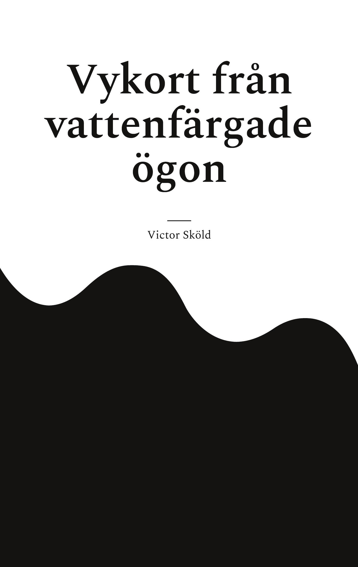 Vorderes Coverbild Vykort från vattenfärgade ögon