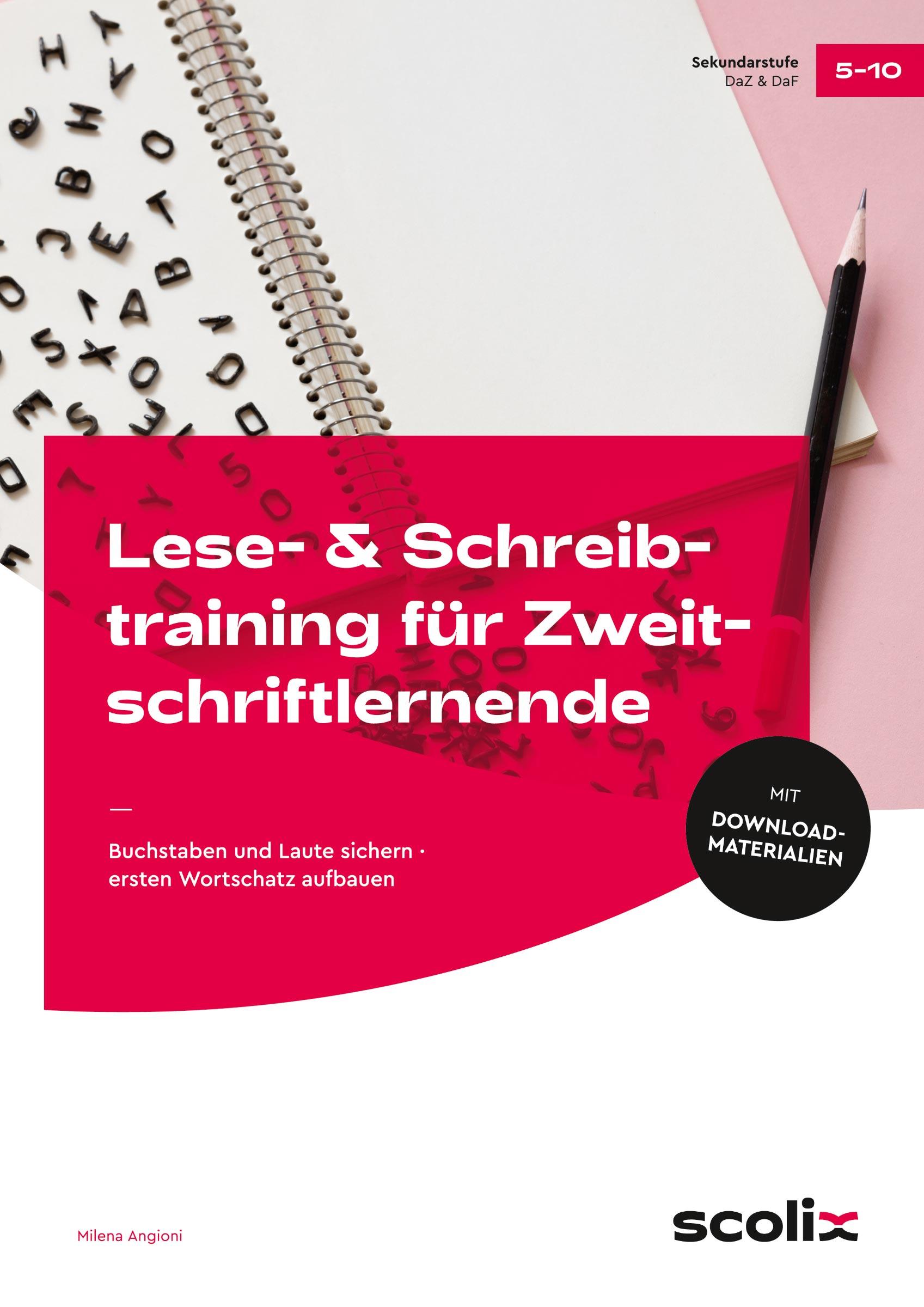 Vorderes Coverbild Lese- & Schreibtraining für Zweitschriftlernende
