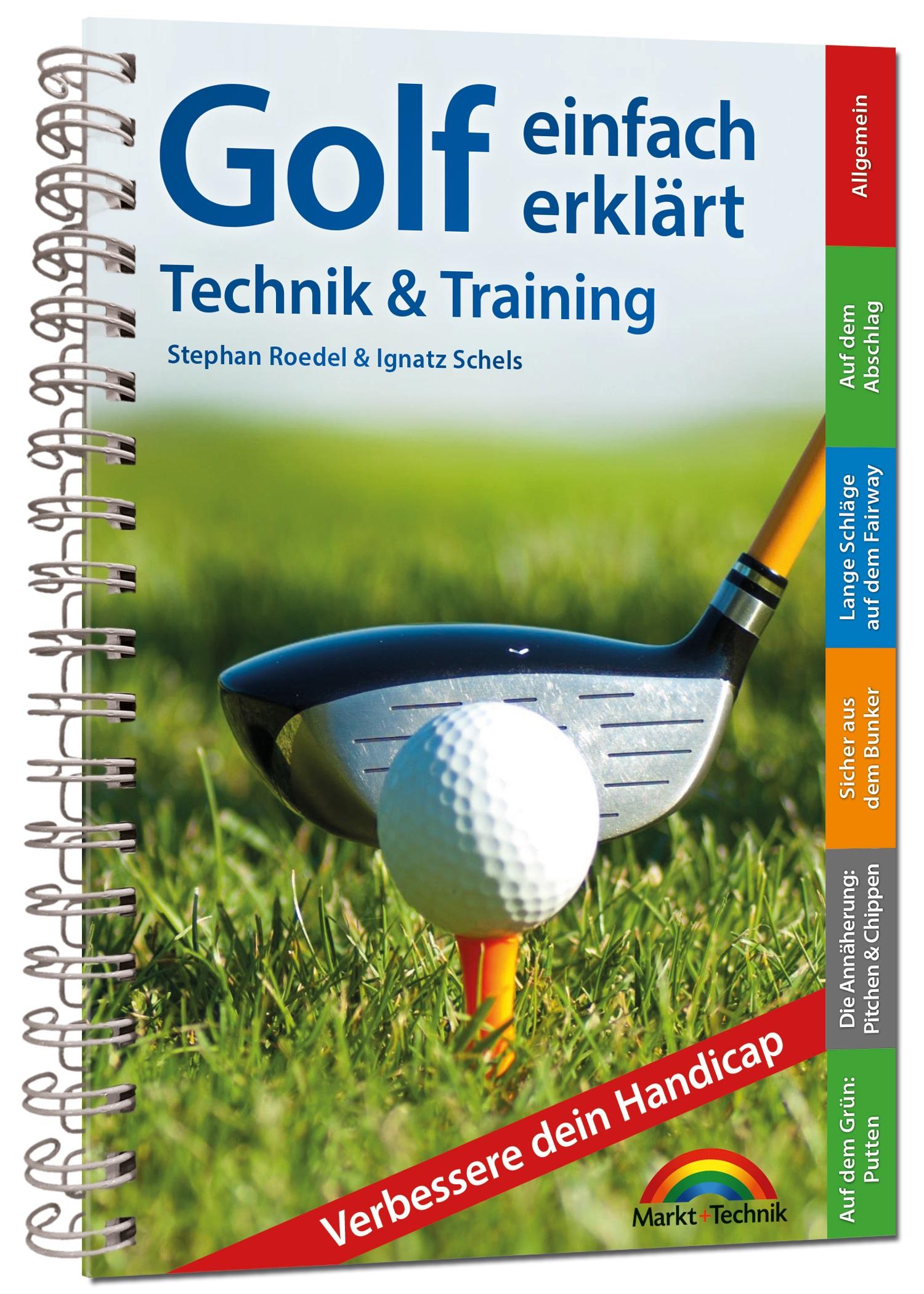 Vorderes Coverbild Golf einfach erklärt - Technik und Training