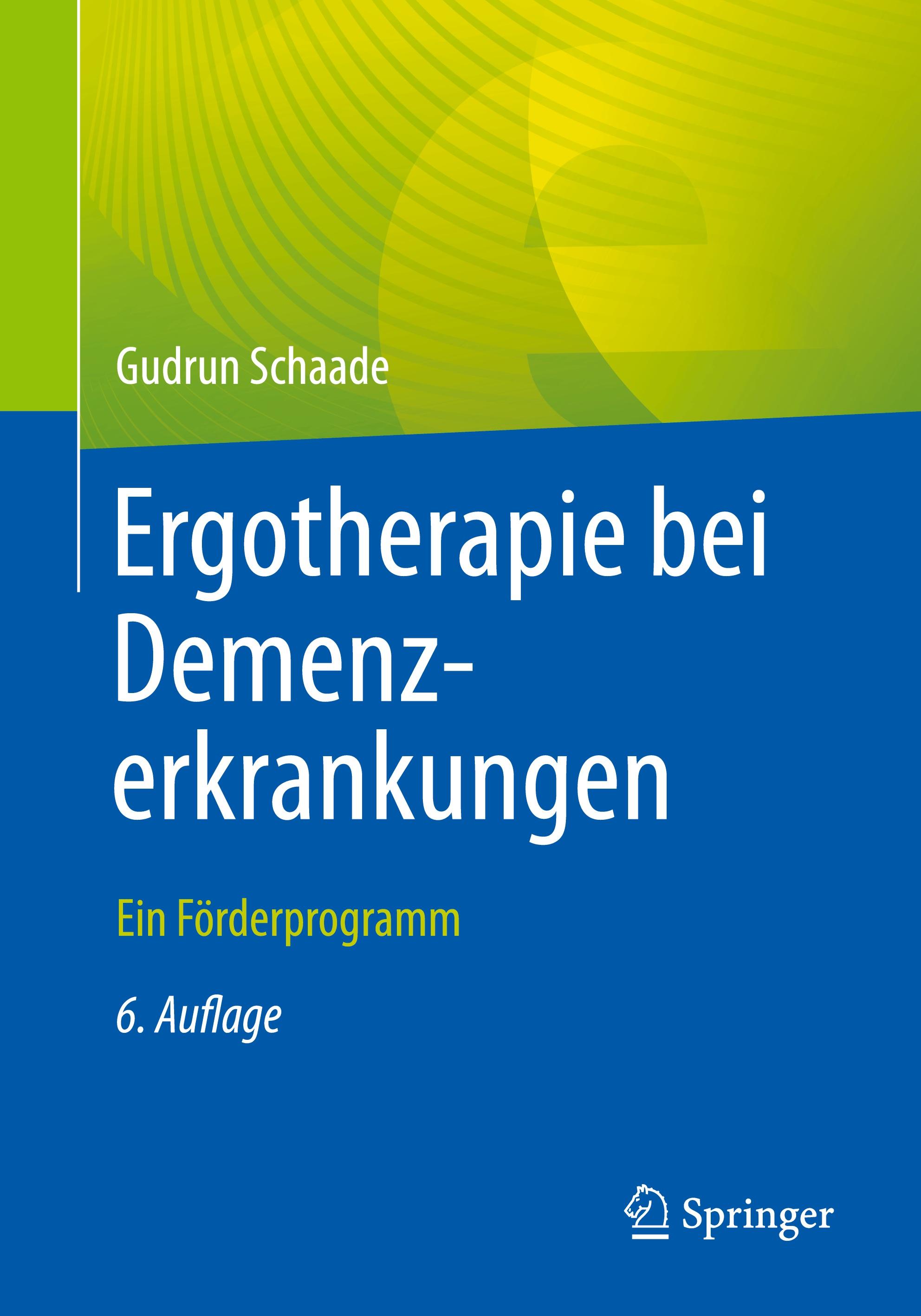 Vorderes Coverbild Ergotherapie bei Demenzerkrankungen