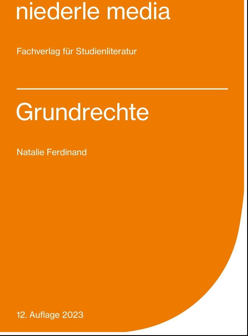 Vorderes Coverbild Grundrechte. Karteikarten