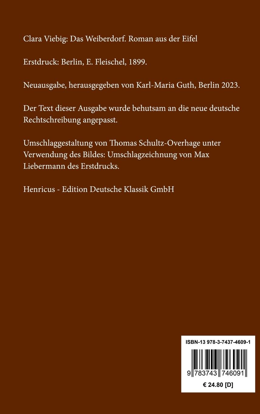 Rückseitencover Das Weiberdorf