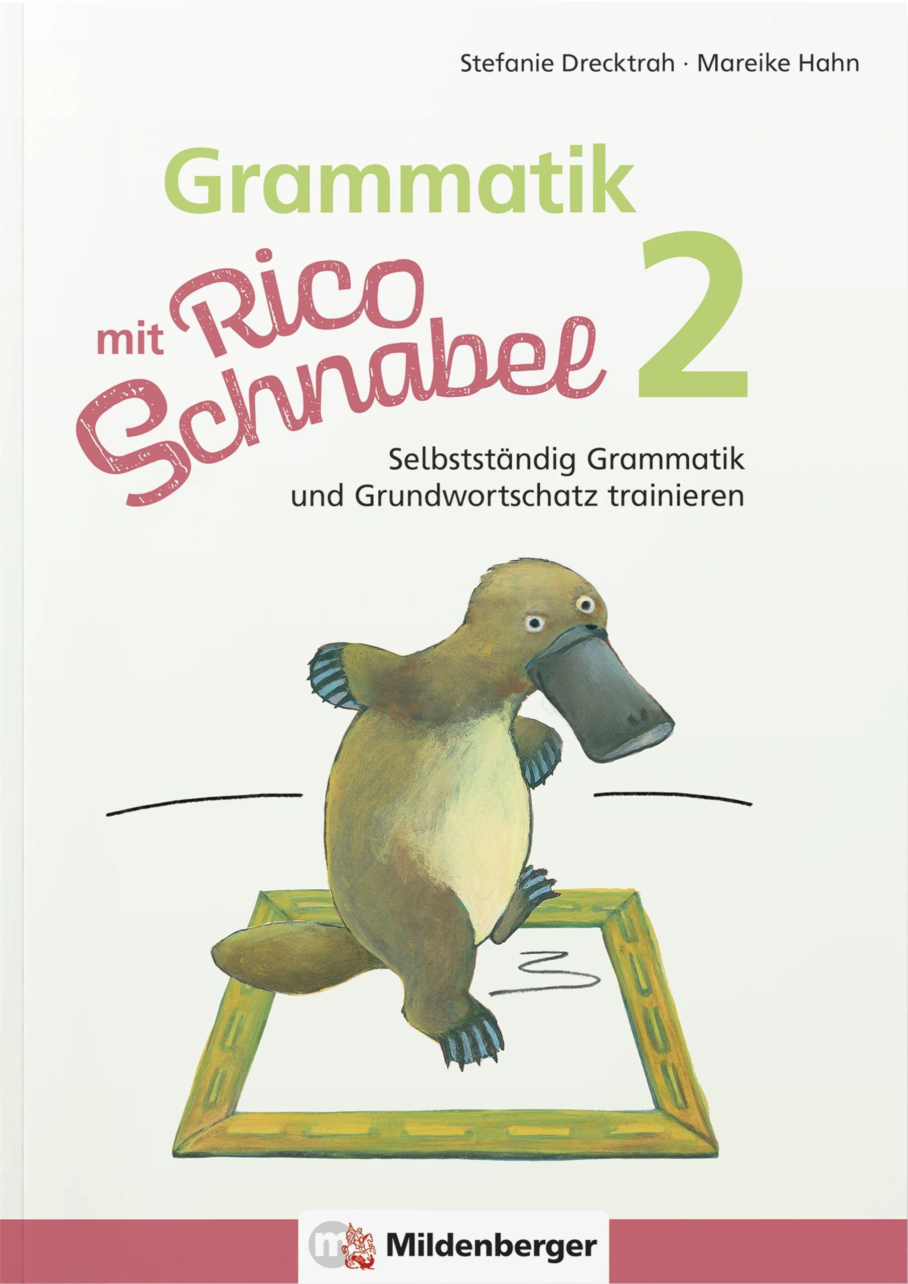 Vorderes Coverbild Grammatik mit Rico Schnabel, Klasse 2