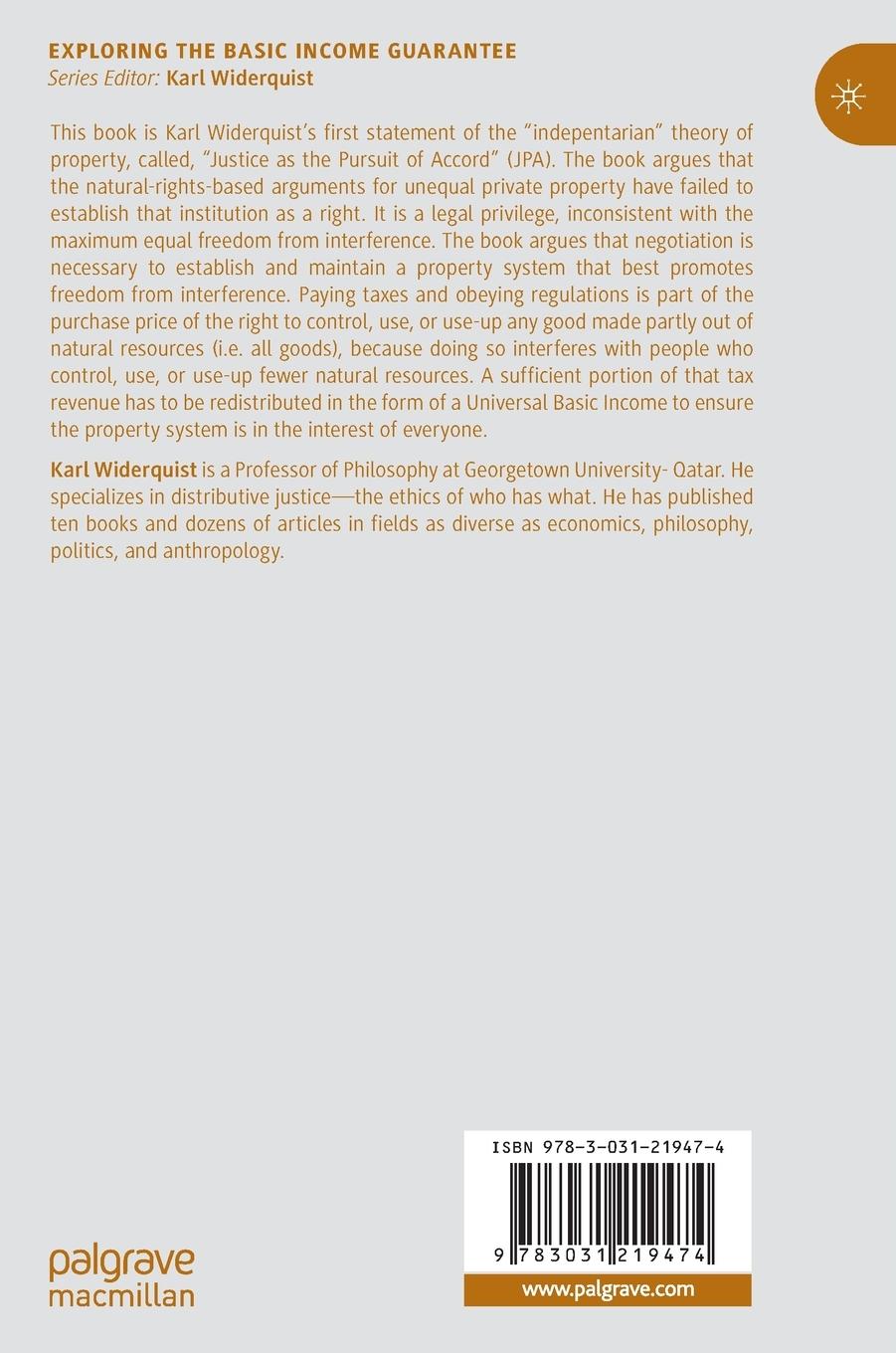 Rückseitencover The Problem of Property