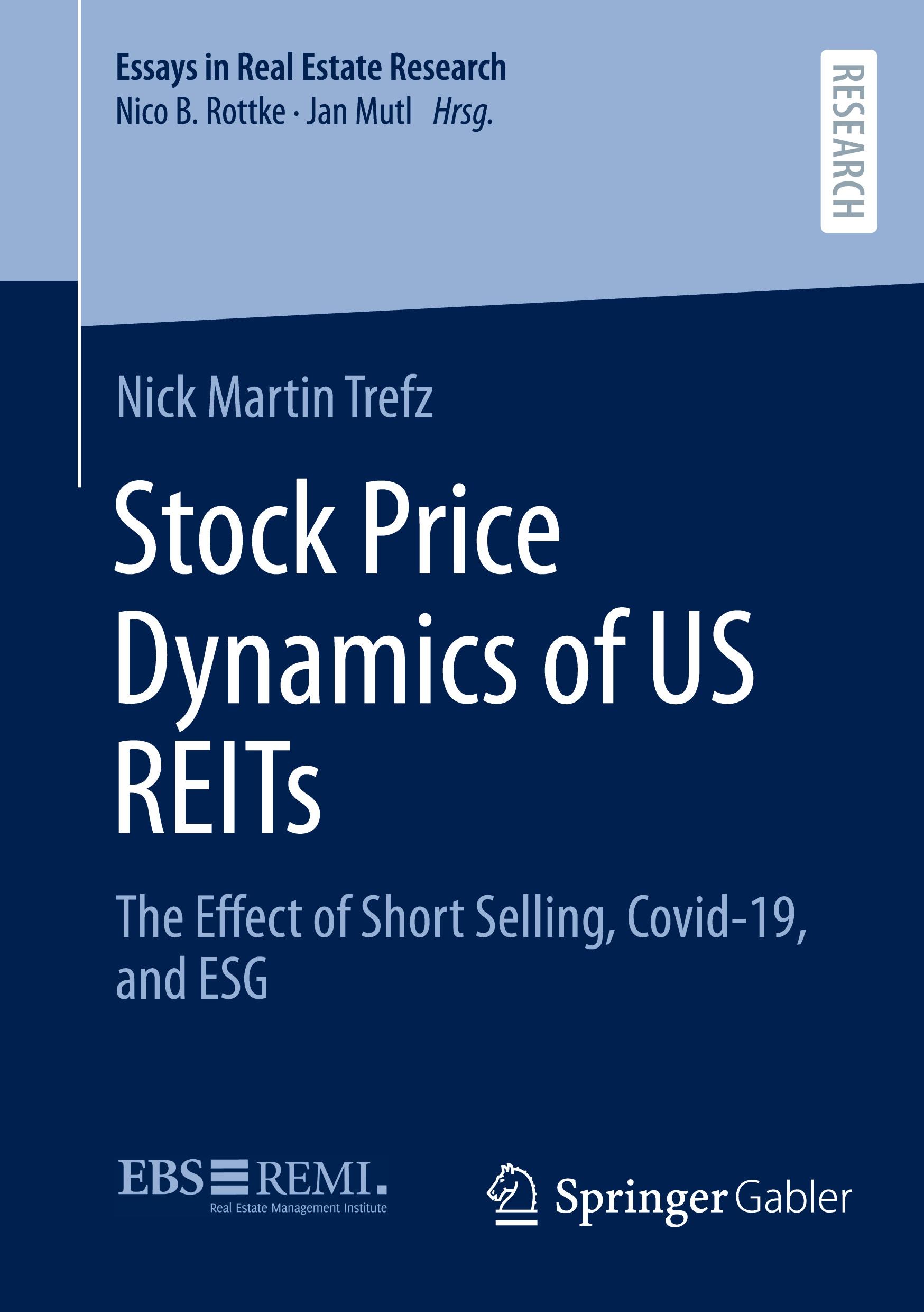 Vorderes Coverbild Stock Price Dynamics of US REITs