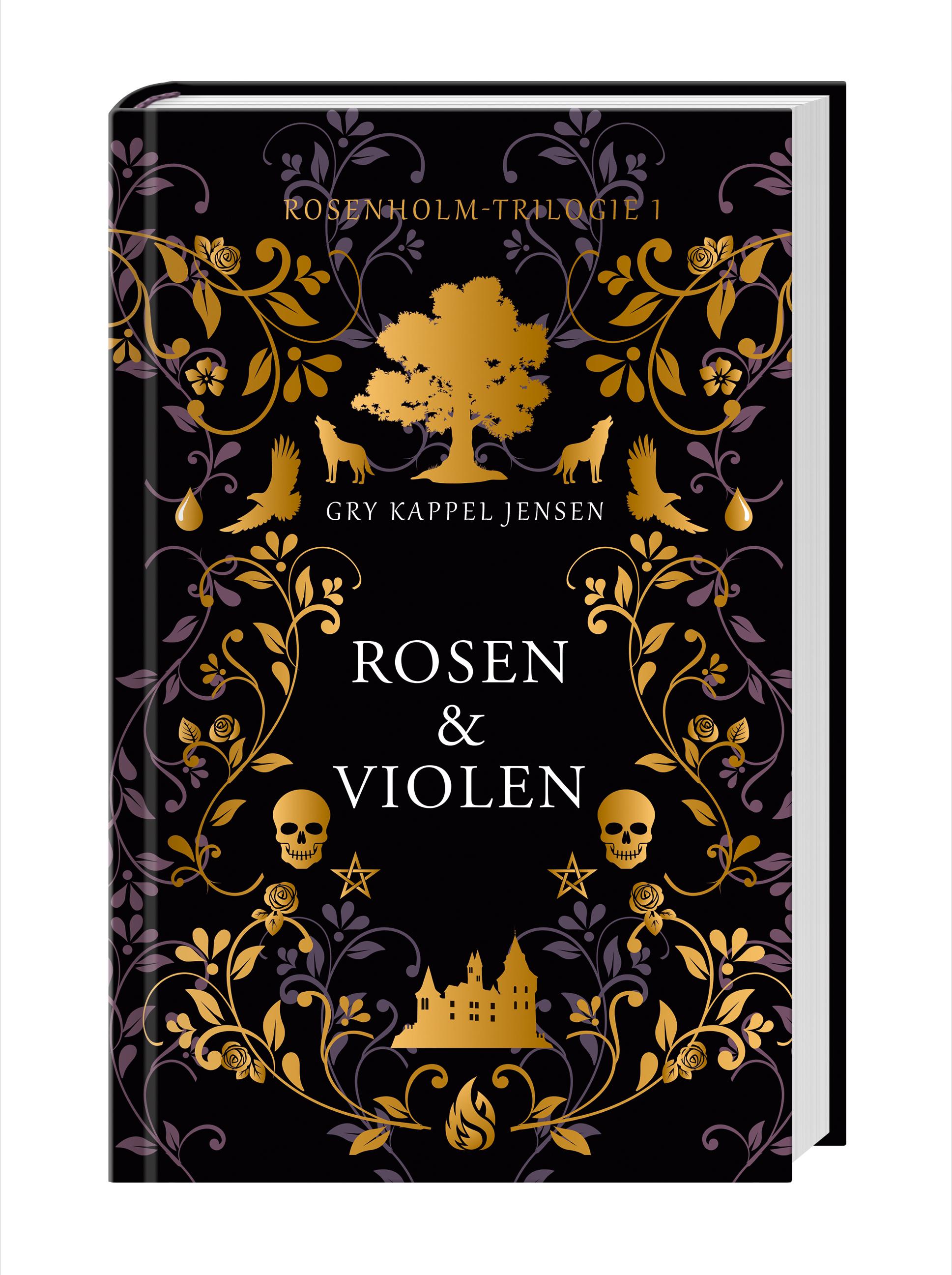 Vorderes Coverbild Rosen & Violen - Rosenholm-Trilogie (#1)