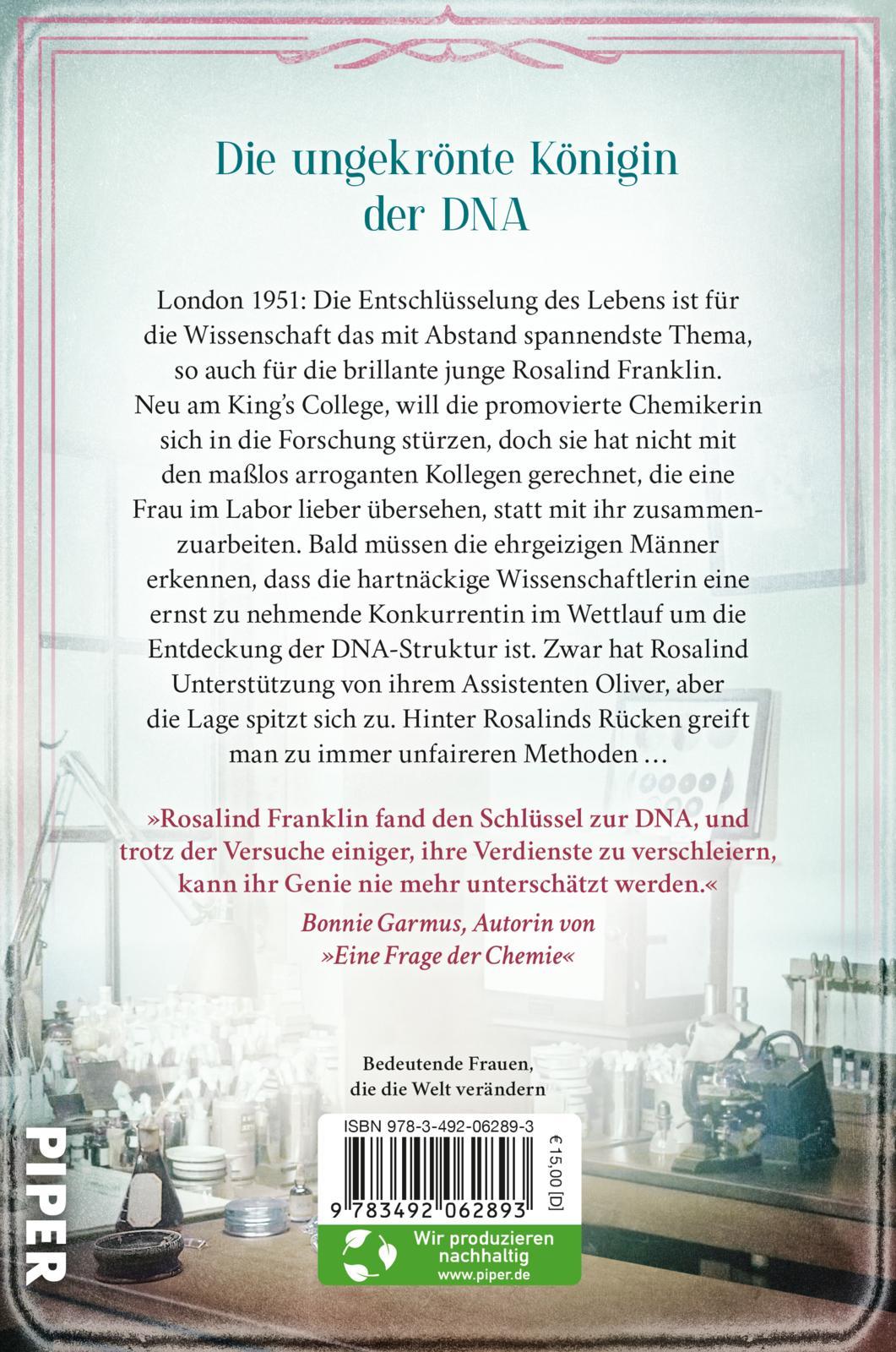 Rückseitencover Die Entdeckerin des Lebens