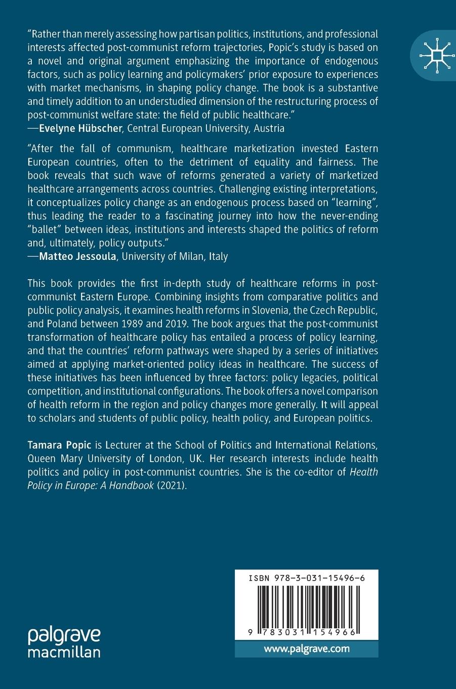 Rückseitencover Health Reforms in Post-Communist Eastern Europe