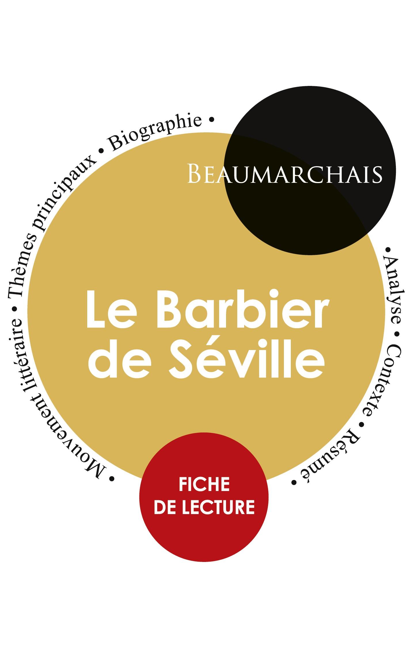 Vorderes Coverbild Fiche de lecture Le Barbier de Séville (Étude intégrale)