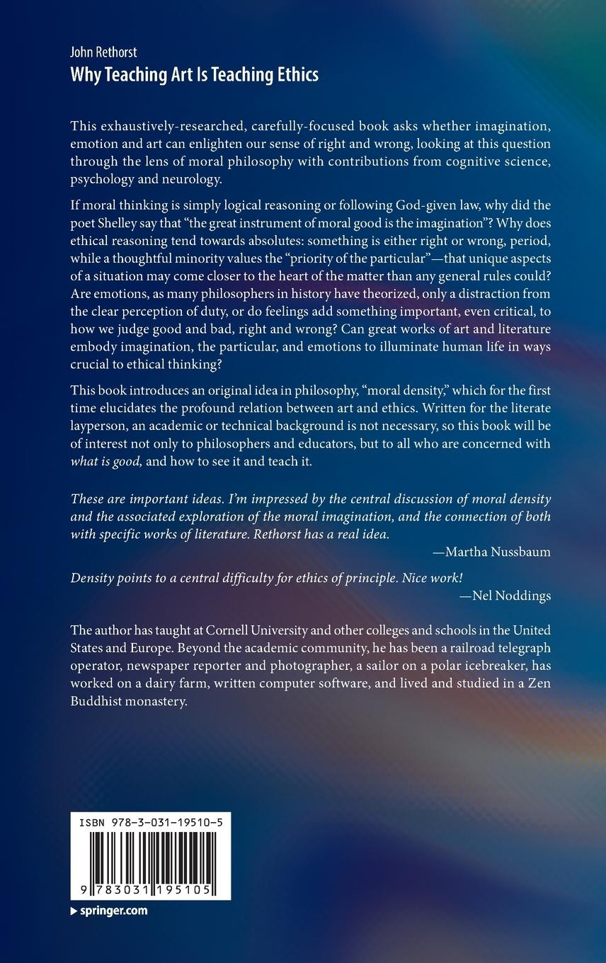 Rückseitencover Why Teaching Art Is Teaching Ethics