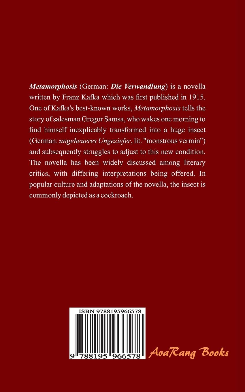 Rückseitencover METAMORPHOSIS