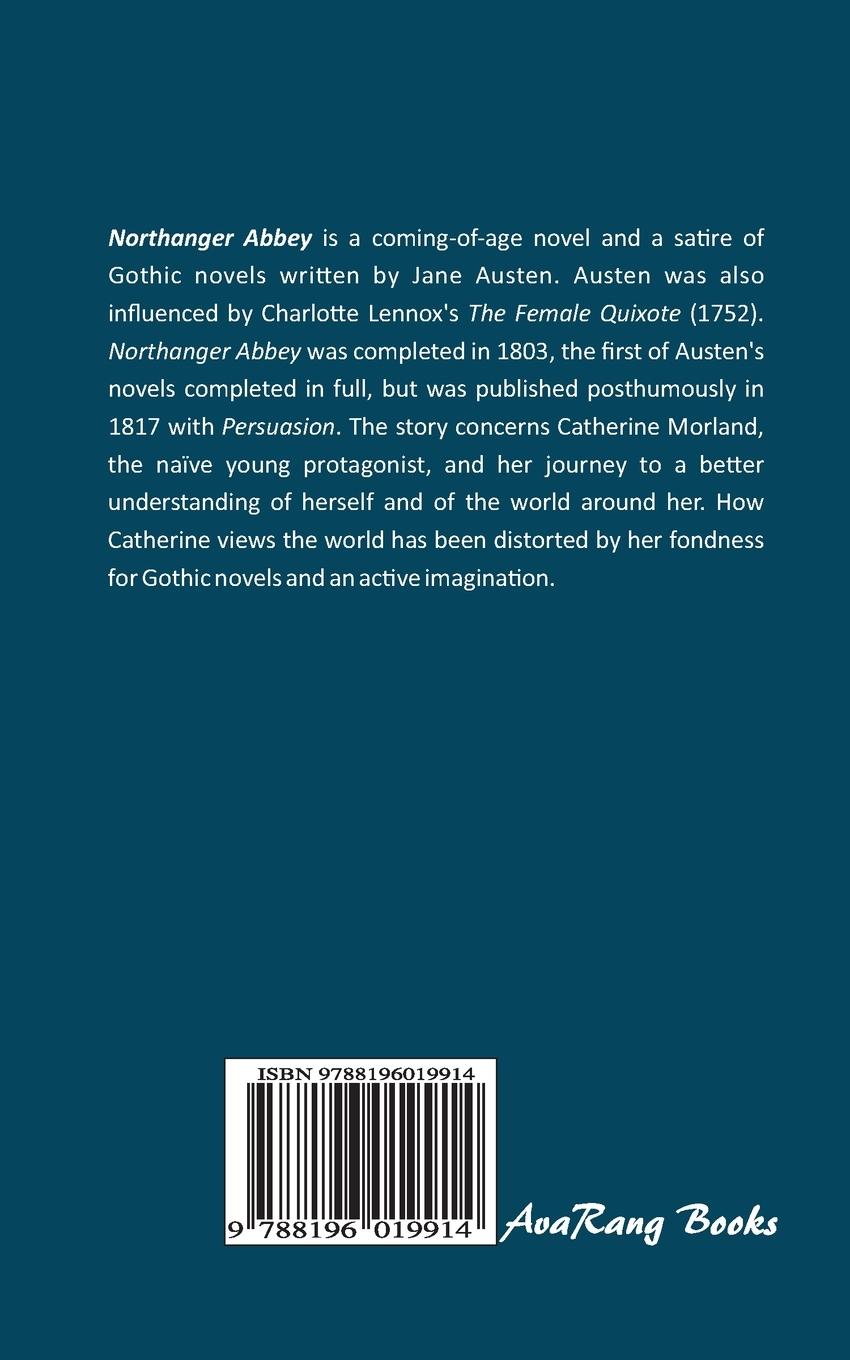 Rückseitencover NORTHANGER ABBEY
