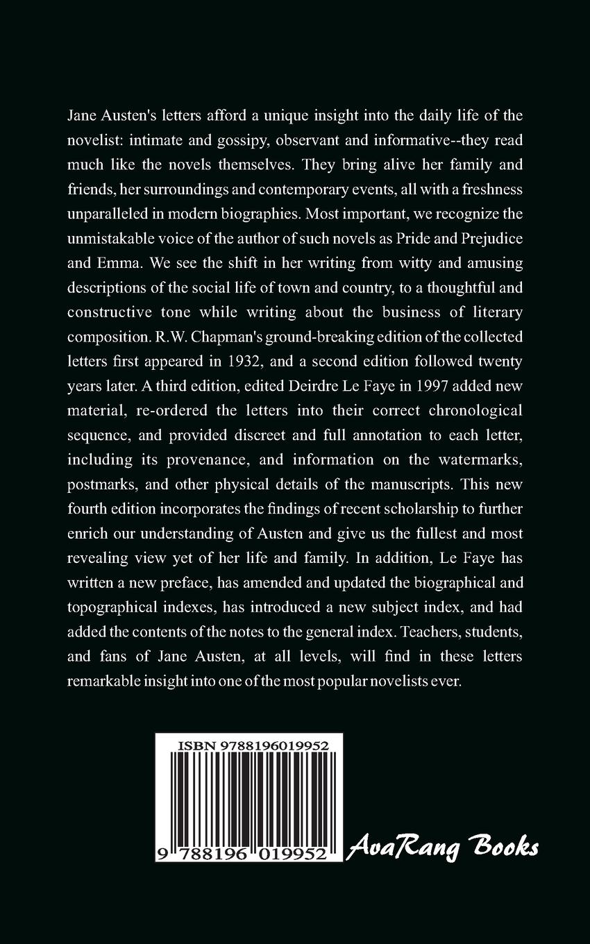 Rückseitencover THE LETTERS OF JANE AUSTEN