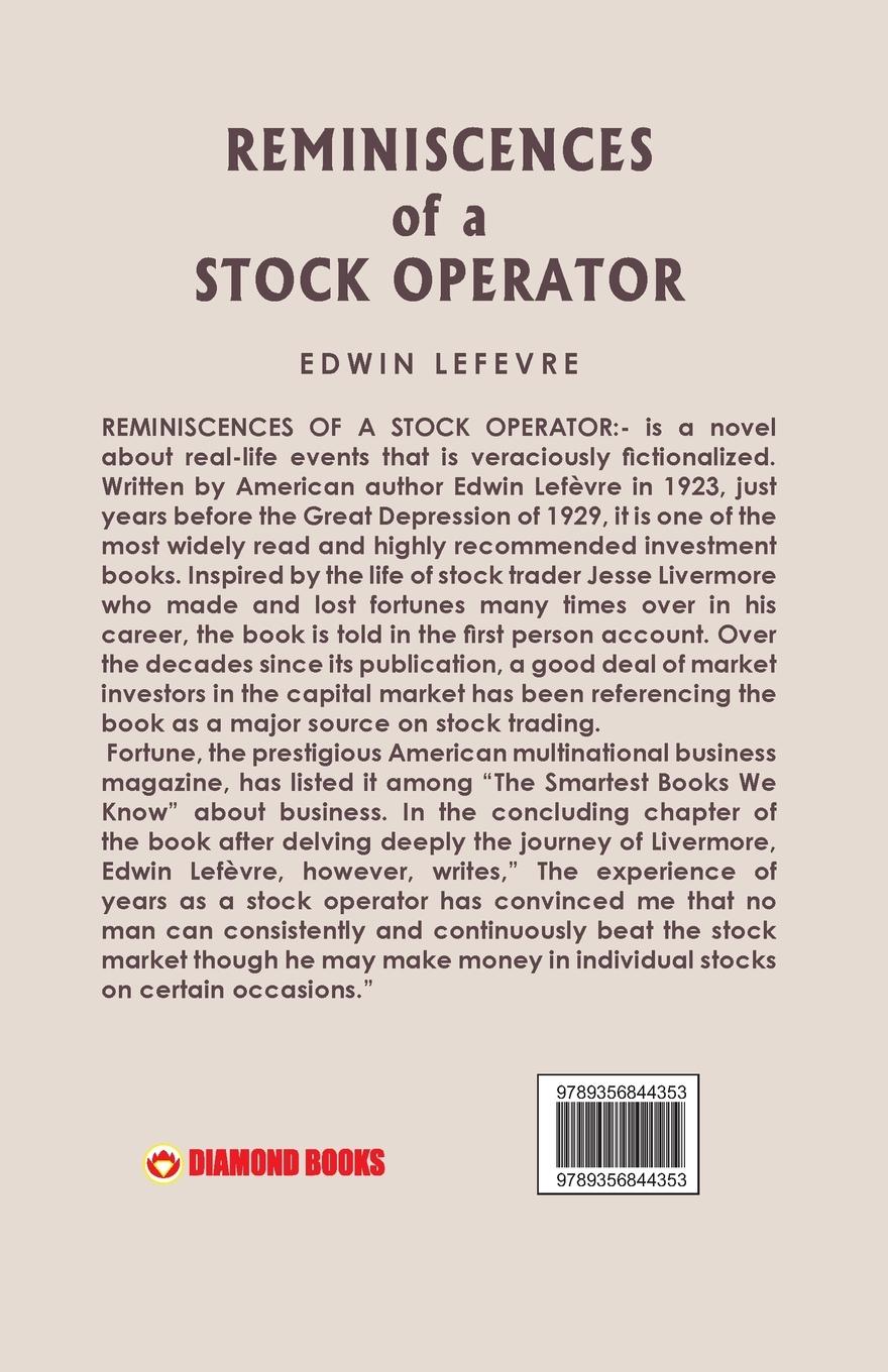 Rückseitencover Reminiscences Of A Stock Operator