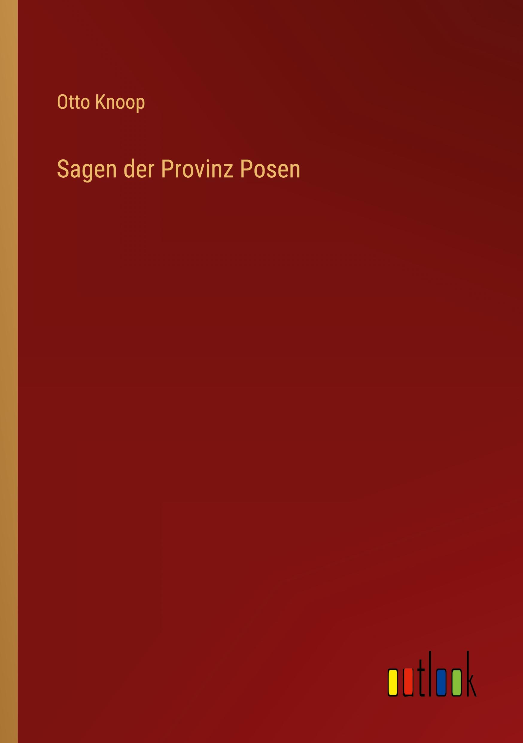 Vorderes Coverbild Sagen der Provinz Posen