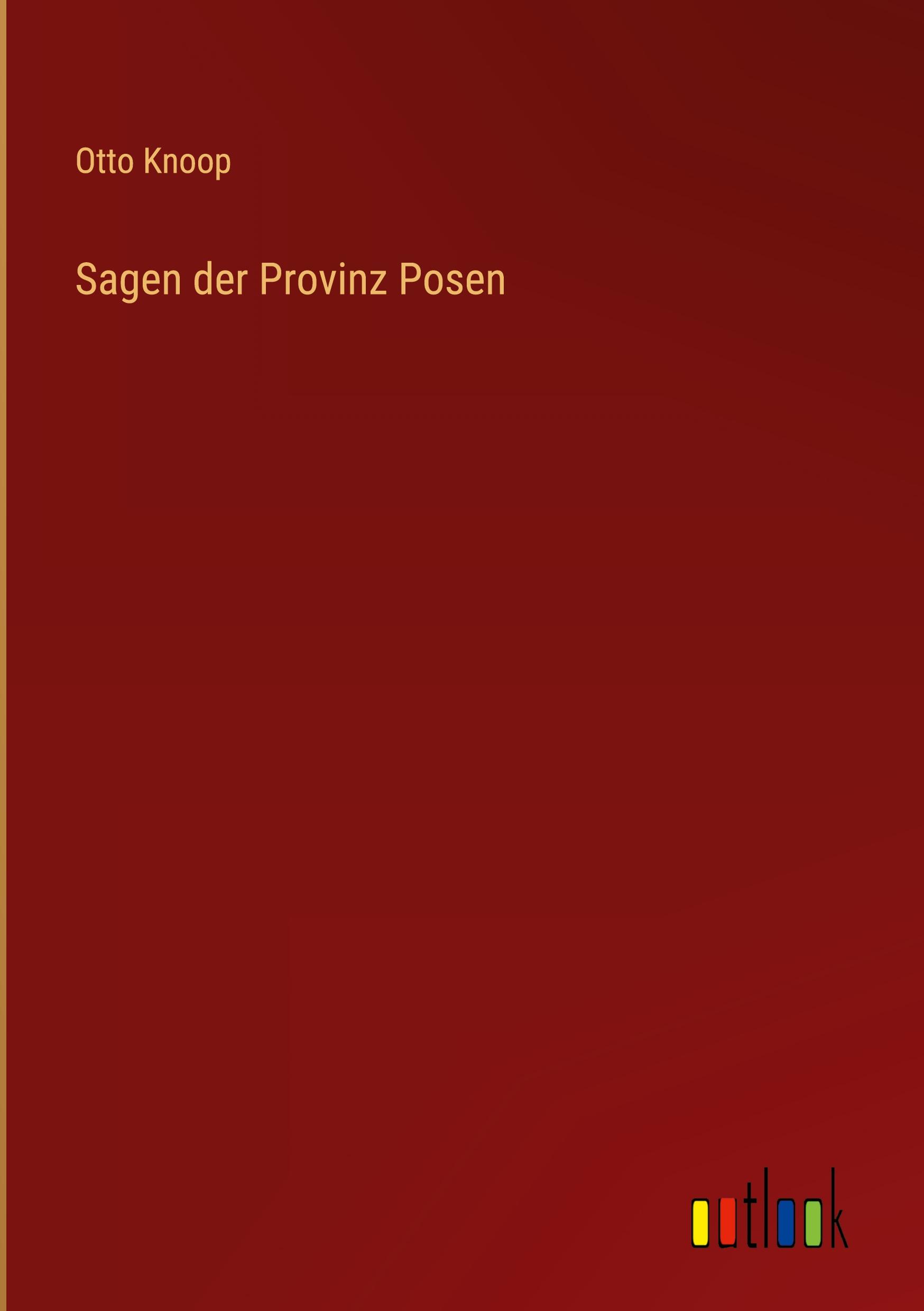 Vorderes Coverbild Sagen der Provinz Posen