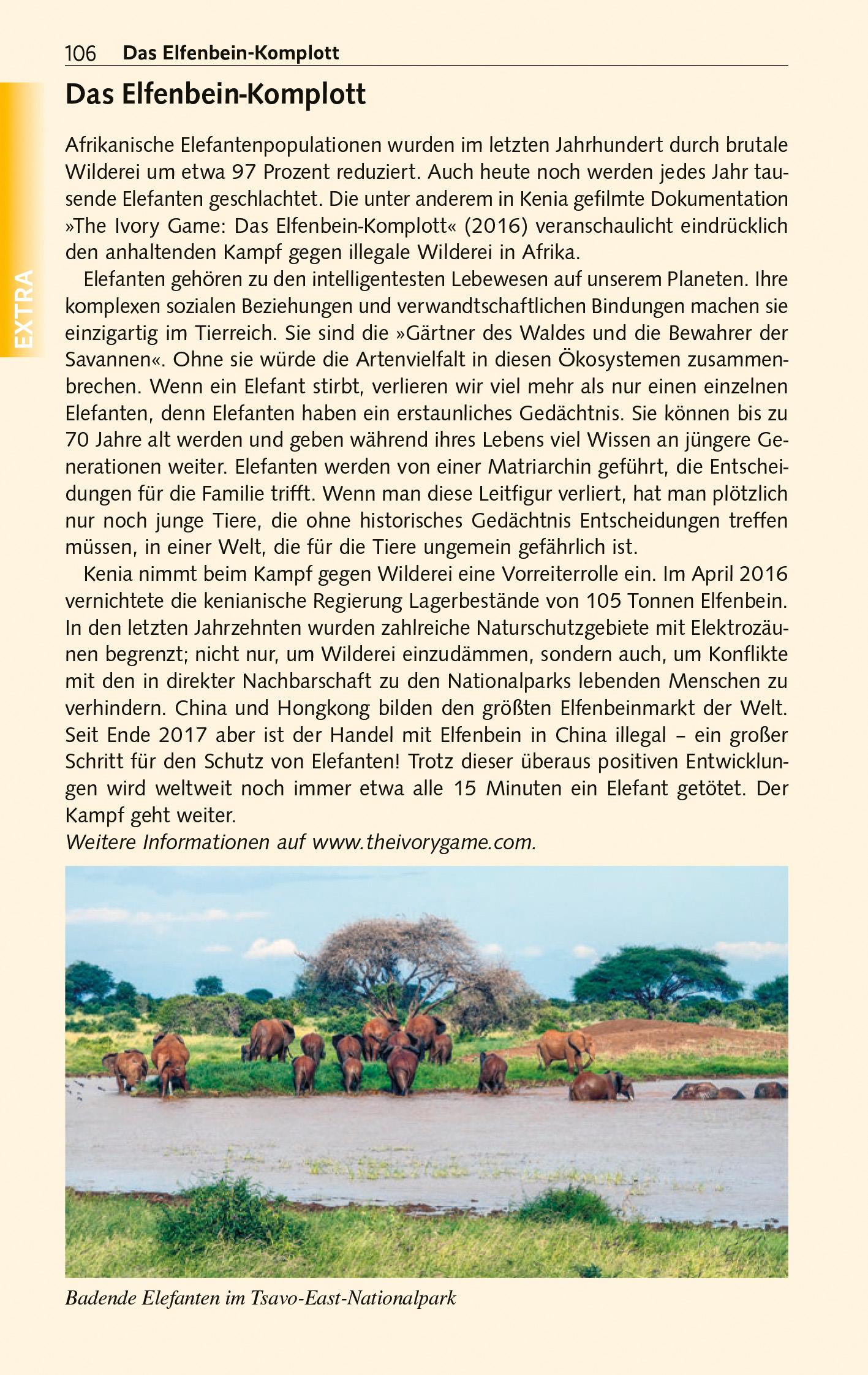 Beispielinhalt (Bild) TRESCHER Reiseführer Kenia