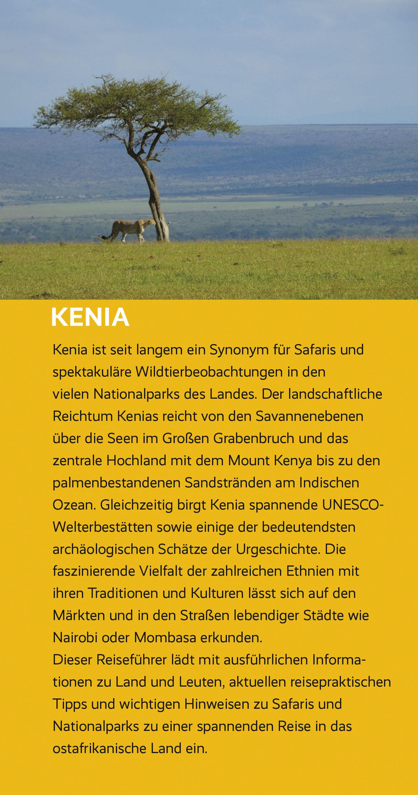 Beispielinhalt (Bild) TRESCHER Reiseführer Kenia