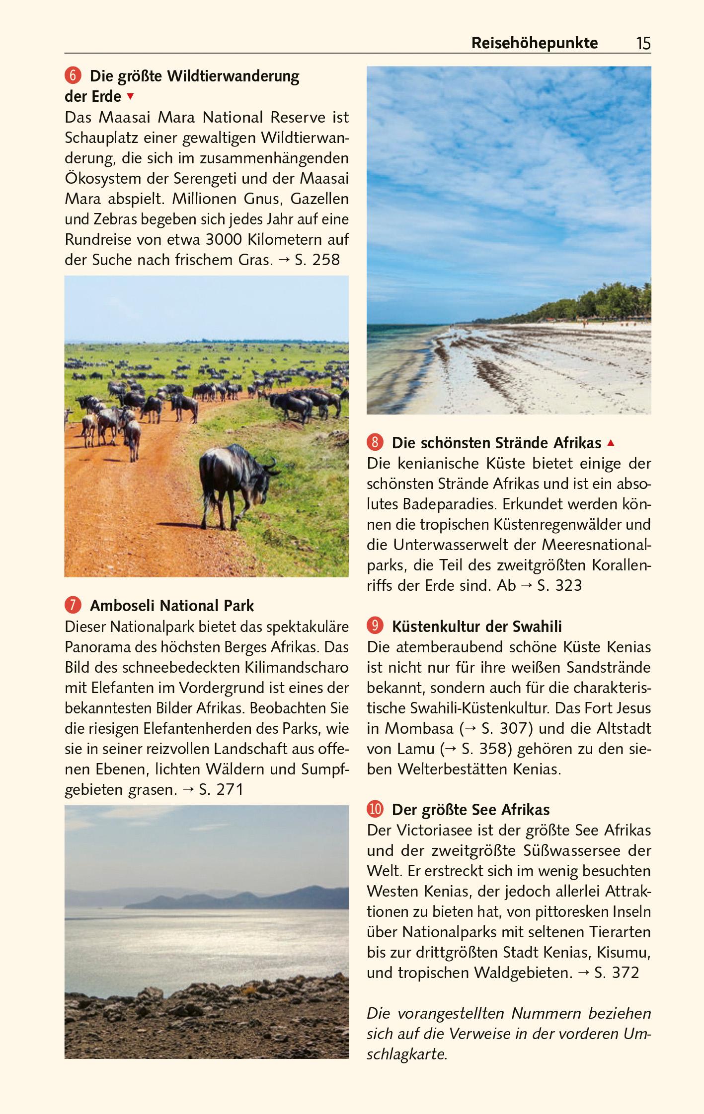 Beispielinhalt (Bild) TRESCHER Reiseführer Kenia