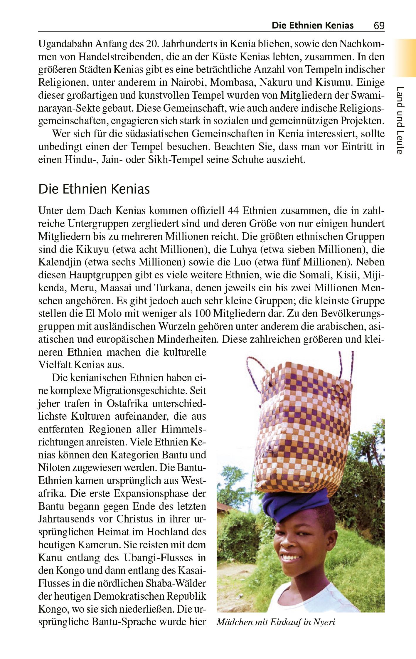 Beispielinhalt (Bild) TRESCHER Reiseführer Kenia