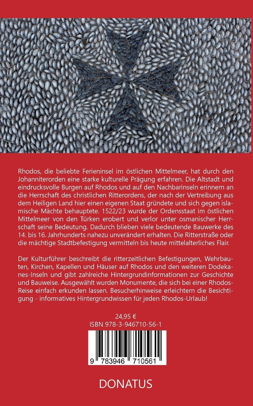 Rückseitencover Johanniter auf Rhodos