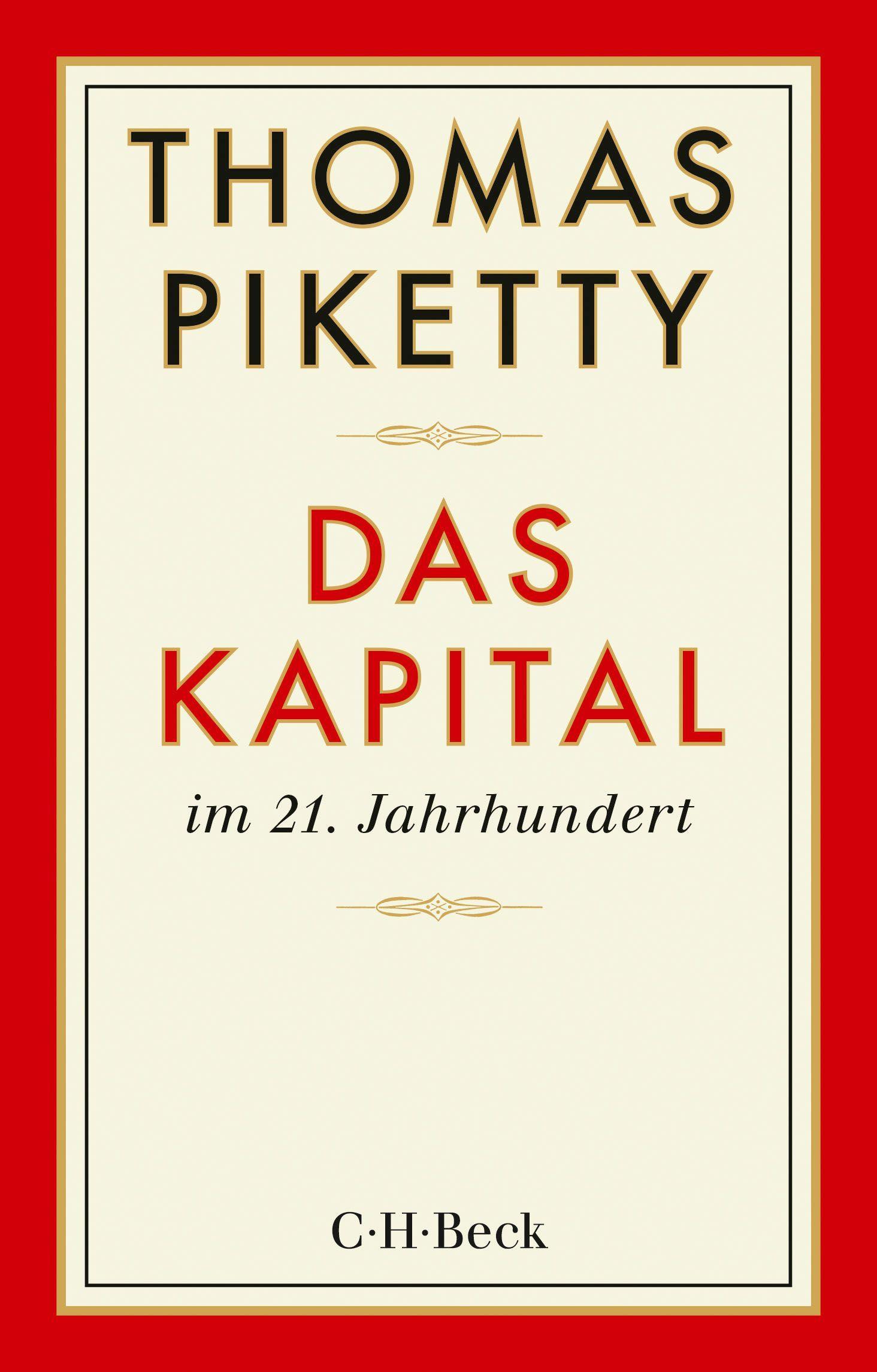Vorderes Coverbild Das Kapital im 21. Jahrhundert