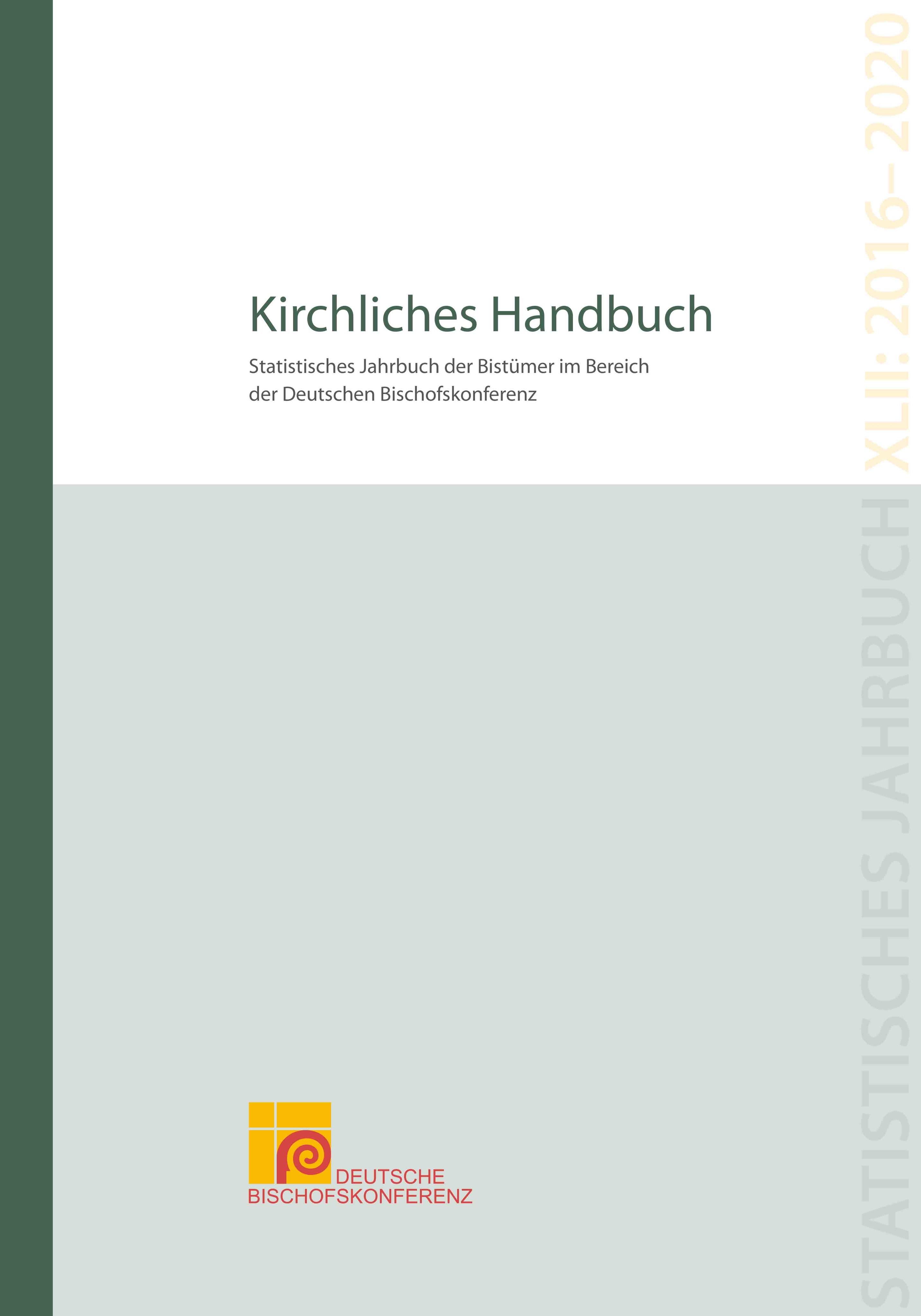 Vorderes Coverbild Kirchliches Handbuch XLII
