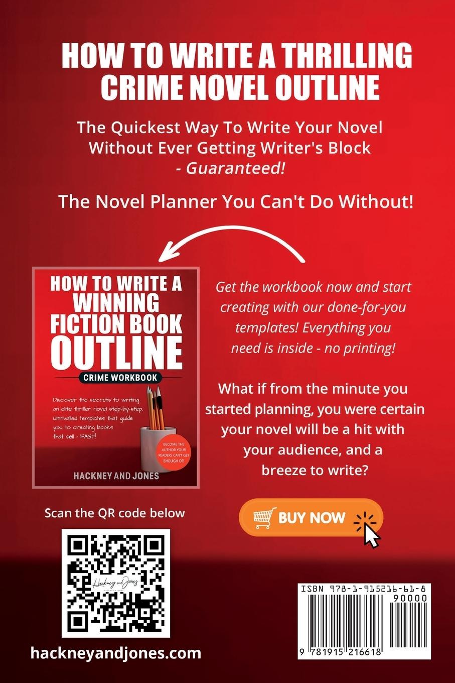 Rückseitencover How To Write A Thrilling Crime Novel Outline