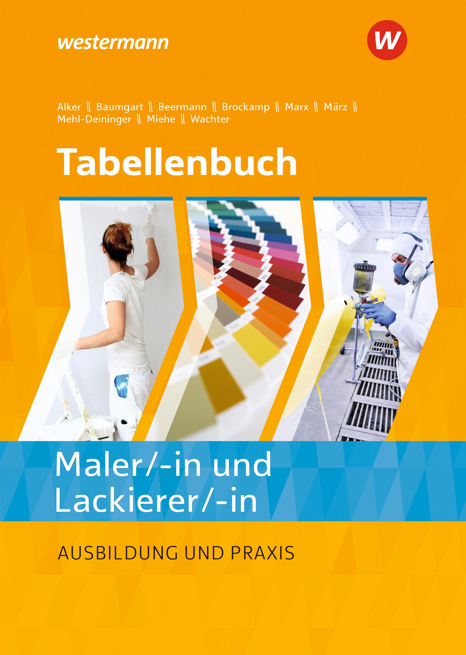Vorderes Coverbild Tabellenbuch Maler/ -in und Lackierer/ -in